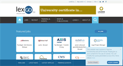 Desktop Screenshot of lexgo.be